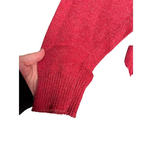 Shetland red wool sweater - Picture 5 of 10